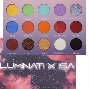 ILLUMINATI X ISA GLAM PALETTE NEW SEALED LIMITED EDITION $48 Retail